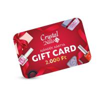 Crystal Nails Gift Card - Vásárlási utalvány 2.000 Ft értékben